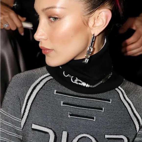 RARE Christian Dior John Galliano Silver Tone Chain Necklace. - Picture 7 of 8